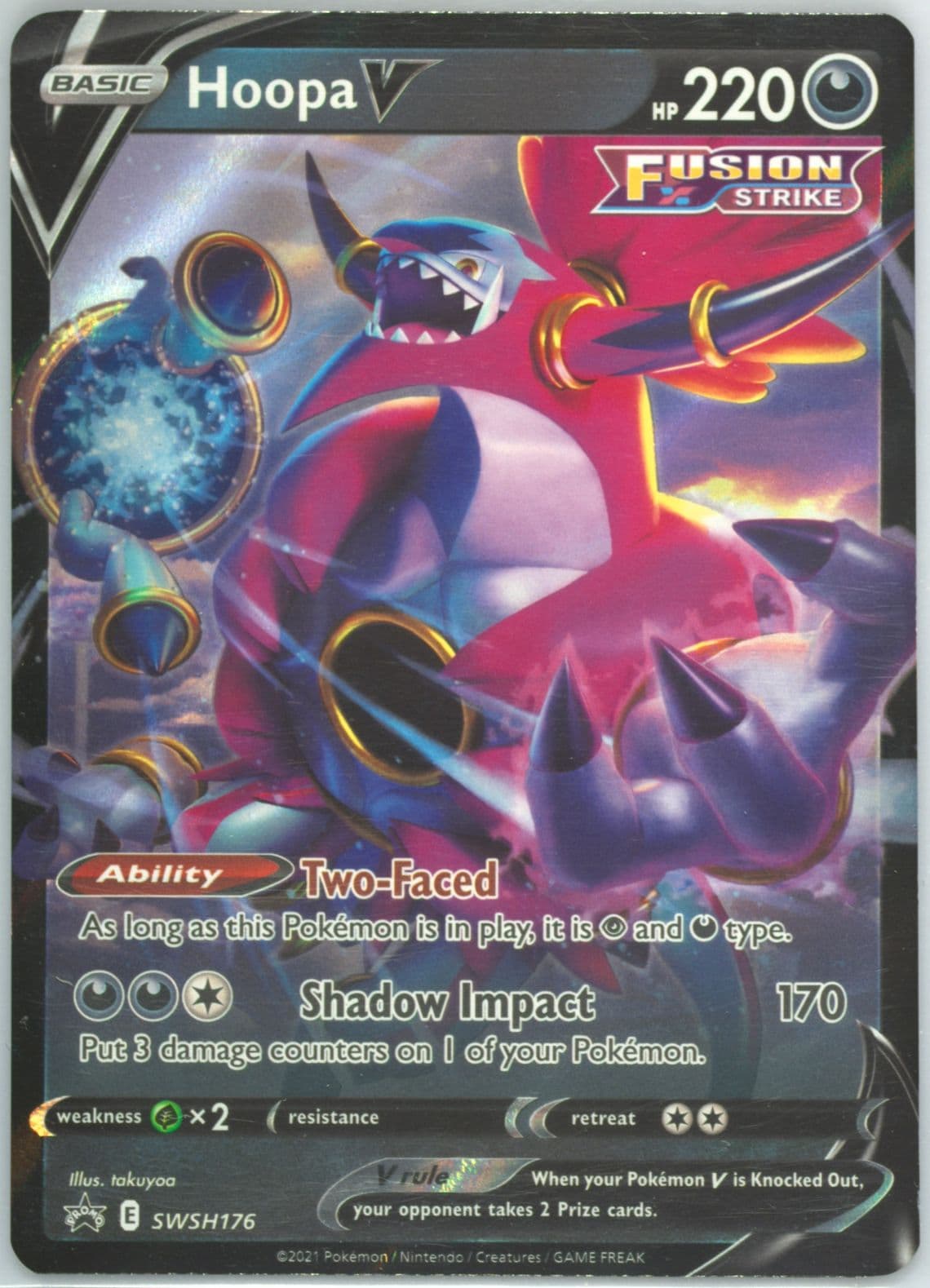 Hoopa V Hoopa V Box (176) 2021 Pokemon Swsh Black Star Promo