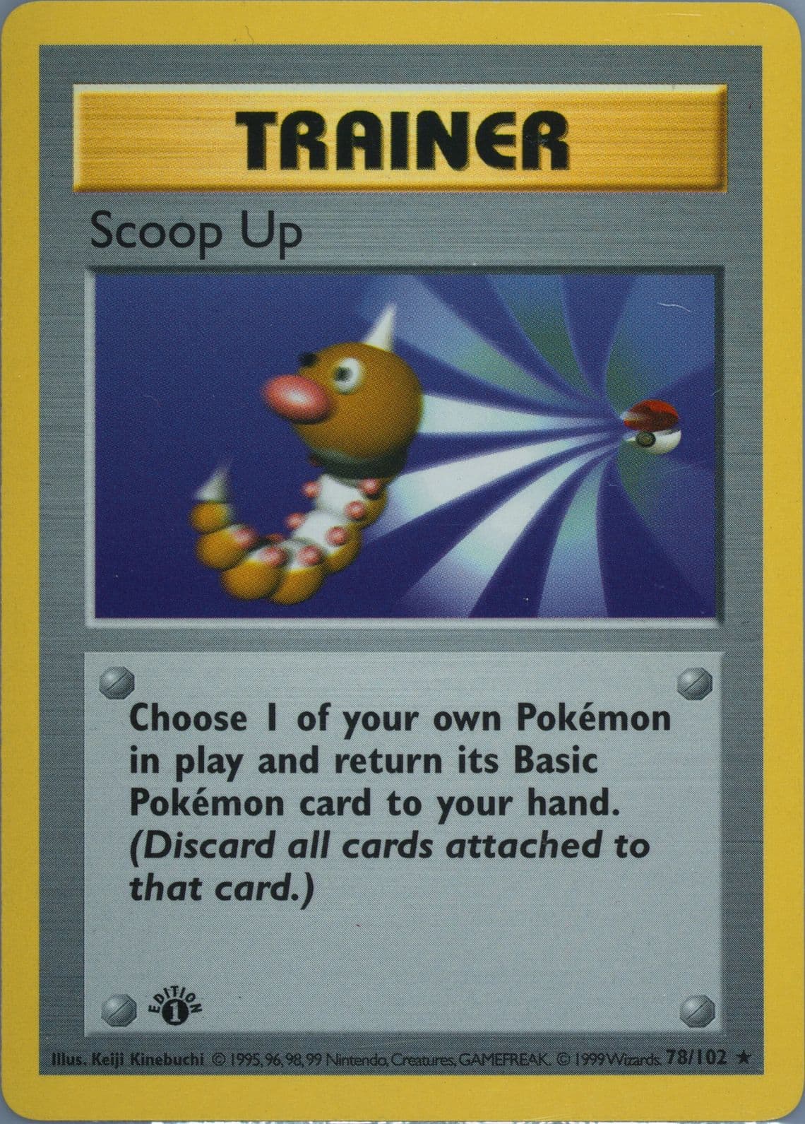 Scoop Up 1st Edition (78) 1999 Pokemon Game
