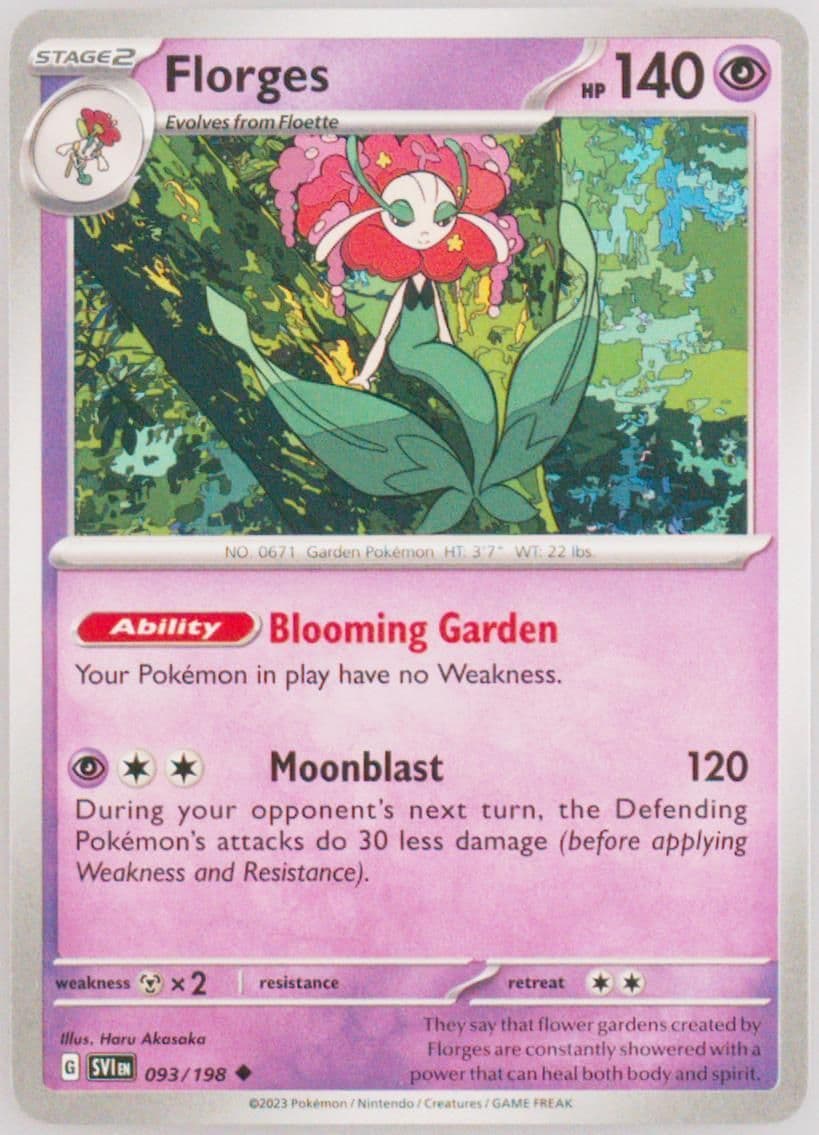 Florges (093) 2023 Pokemon Svi EN-Scarlet & Violet