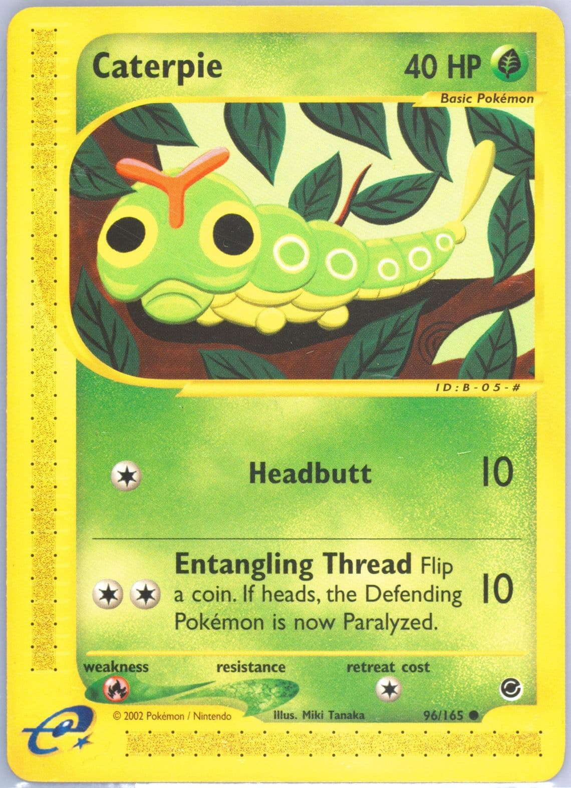 Caterpie (96) 2002 Pokemon Expedition