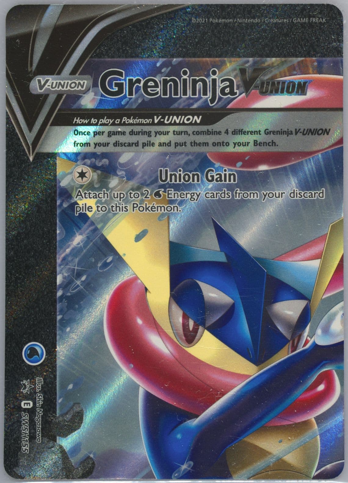 Greninja V-Union Greninja V-Union Special Collection (155) 2021 Pokemon Swsh Black Star Promo
