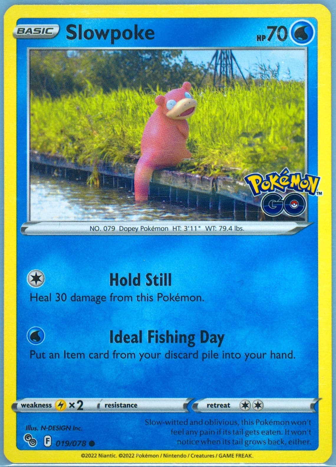 Slowpoke (019) 2022 Pokemon Go