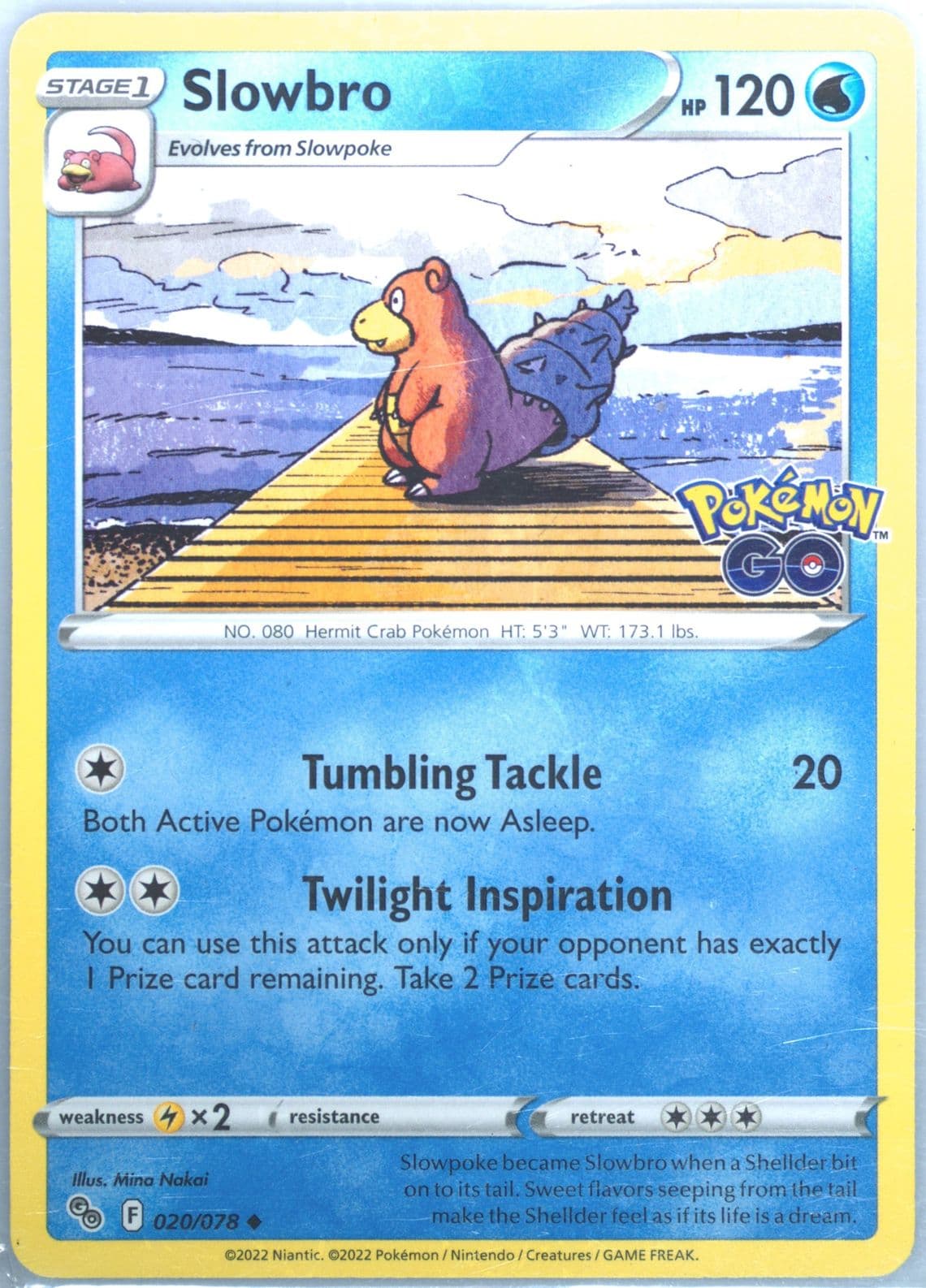 Slowbro (020) 2022 Pokemon Go