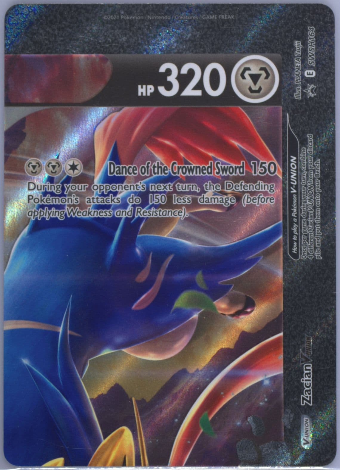 Zacian V-Union Zacian V-Union Special Collection (164) 2021 Pokemon Swsh Black Star Promo