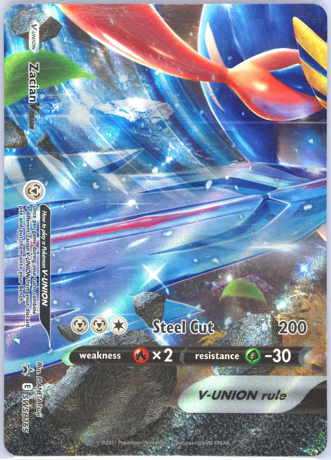Zacian V-Union Zacian V-Union Special Collection (165) 2021 Pokemon Swsh Black Star Promo