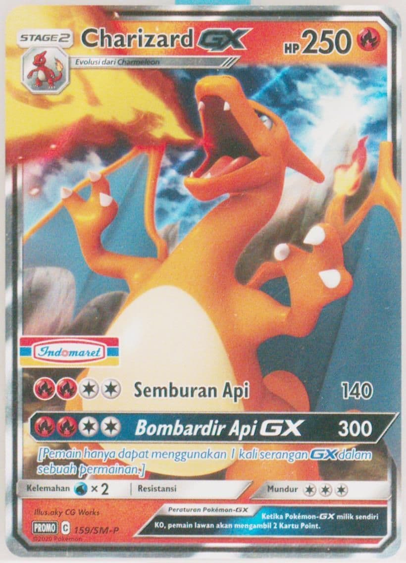 Charizard GX Indomaret Booster Pack (159) 2020 Pokemon Indonesian SM Promo
