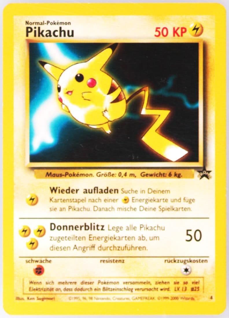 Pikachu Movie Promo-German (4) 2000 Pokemon Game Movie