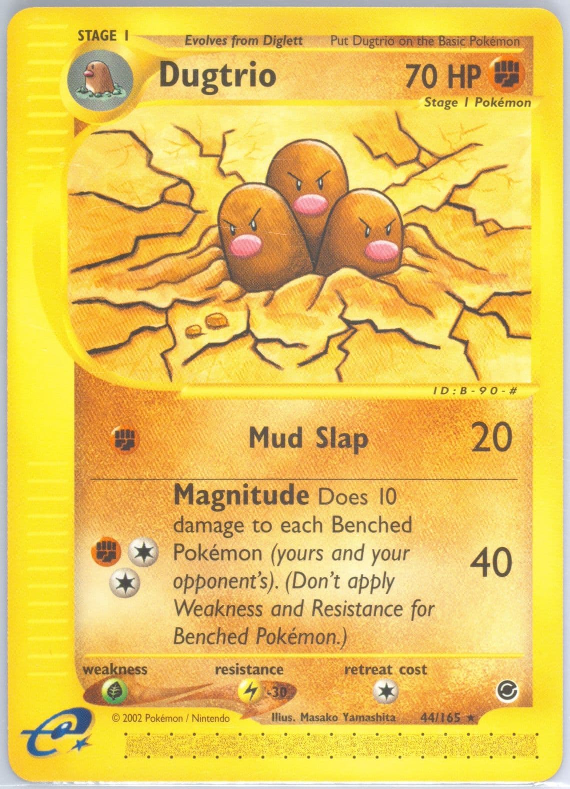 Dugtrio (44) 2002 Pokemon Expedition