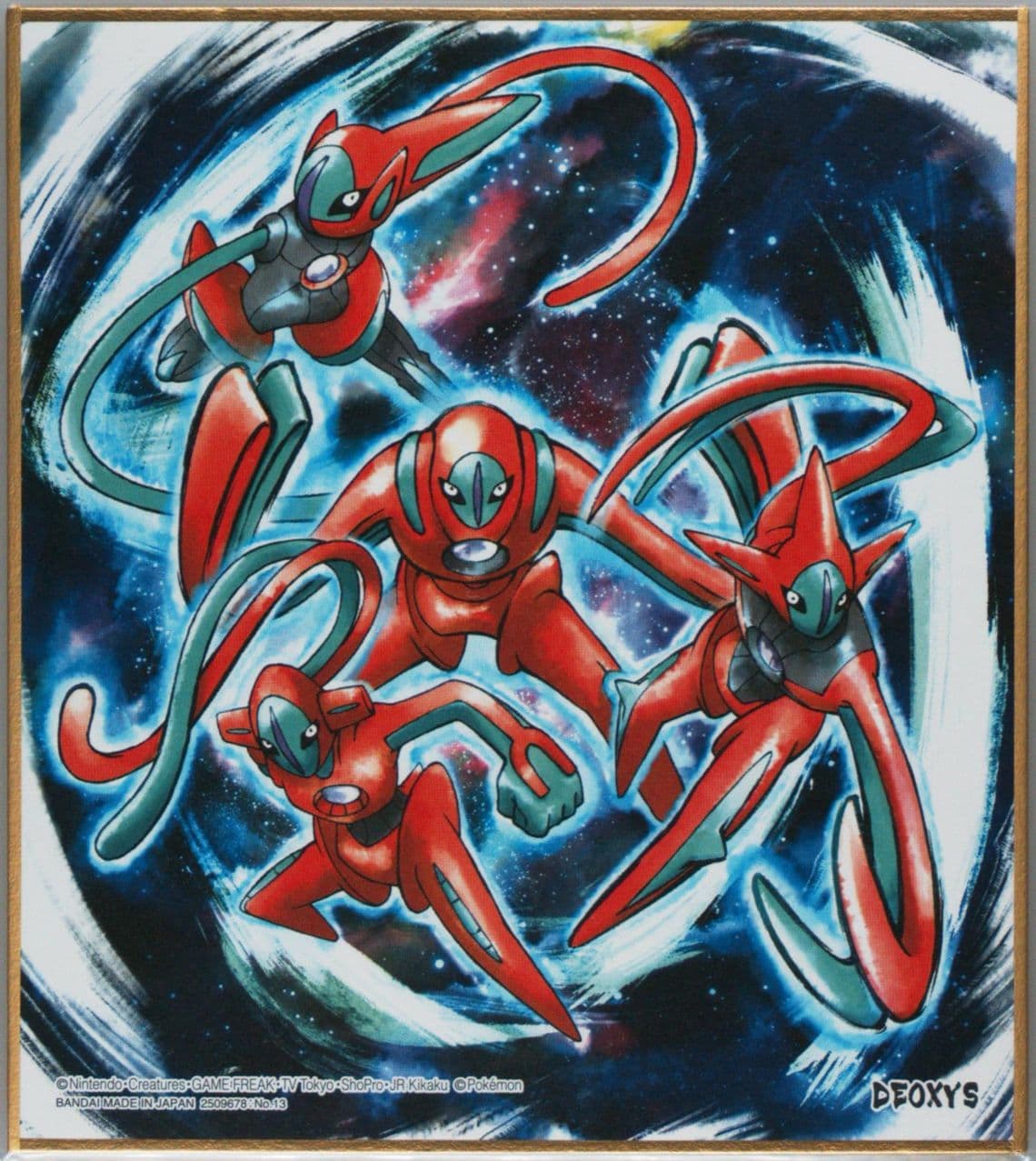 Deoxys (13) 2019 Pokemon Shikishi Art 3