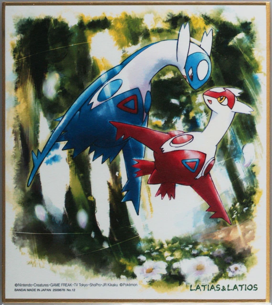 Latias & Latios (12) 2019 Pokemon Shikishi Art 3