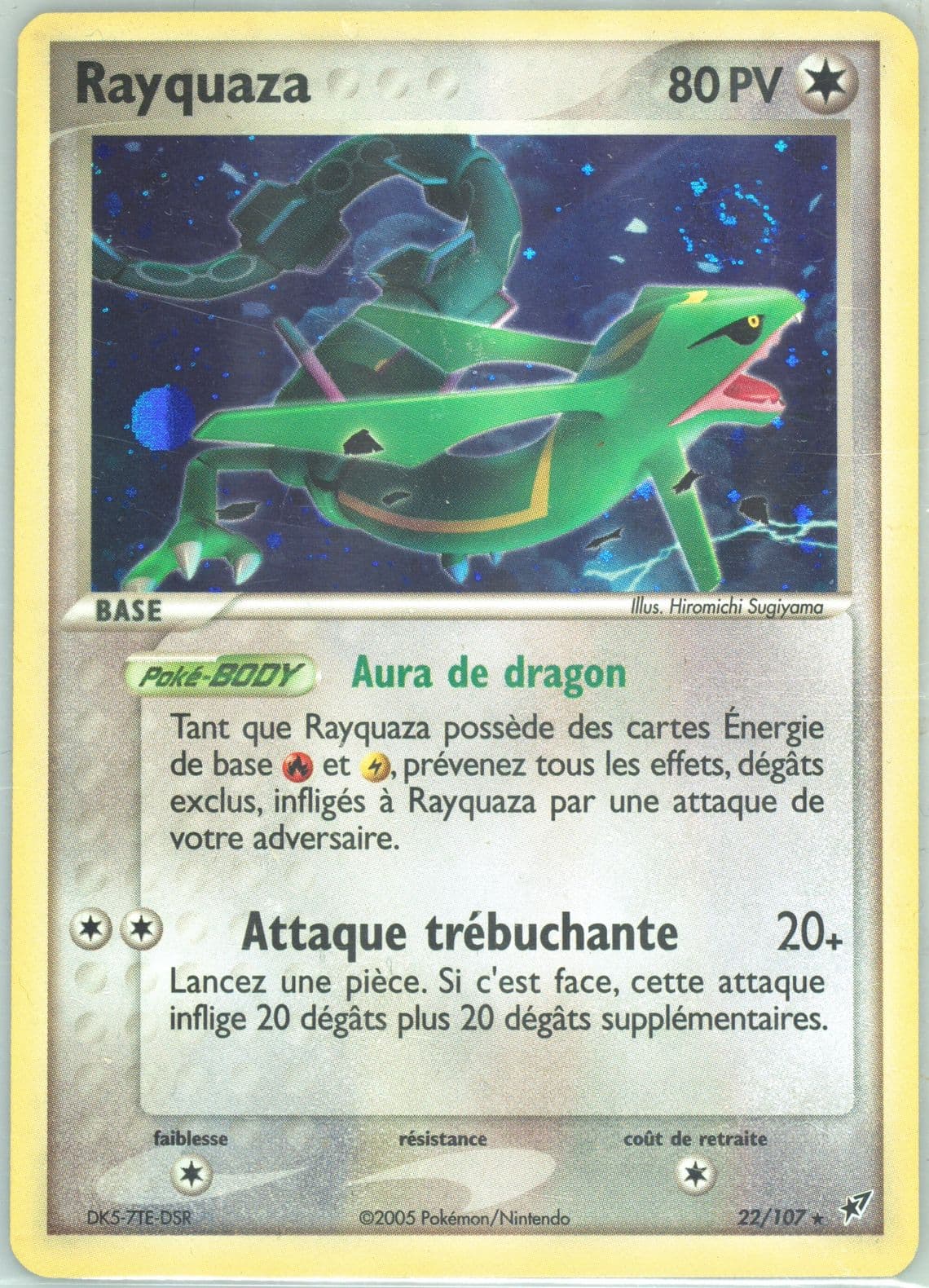 Rayquaza-Holo Jetstream Theme Deck-French (22) 2005 Pokemon EX Deoxys