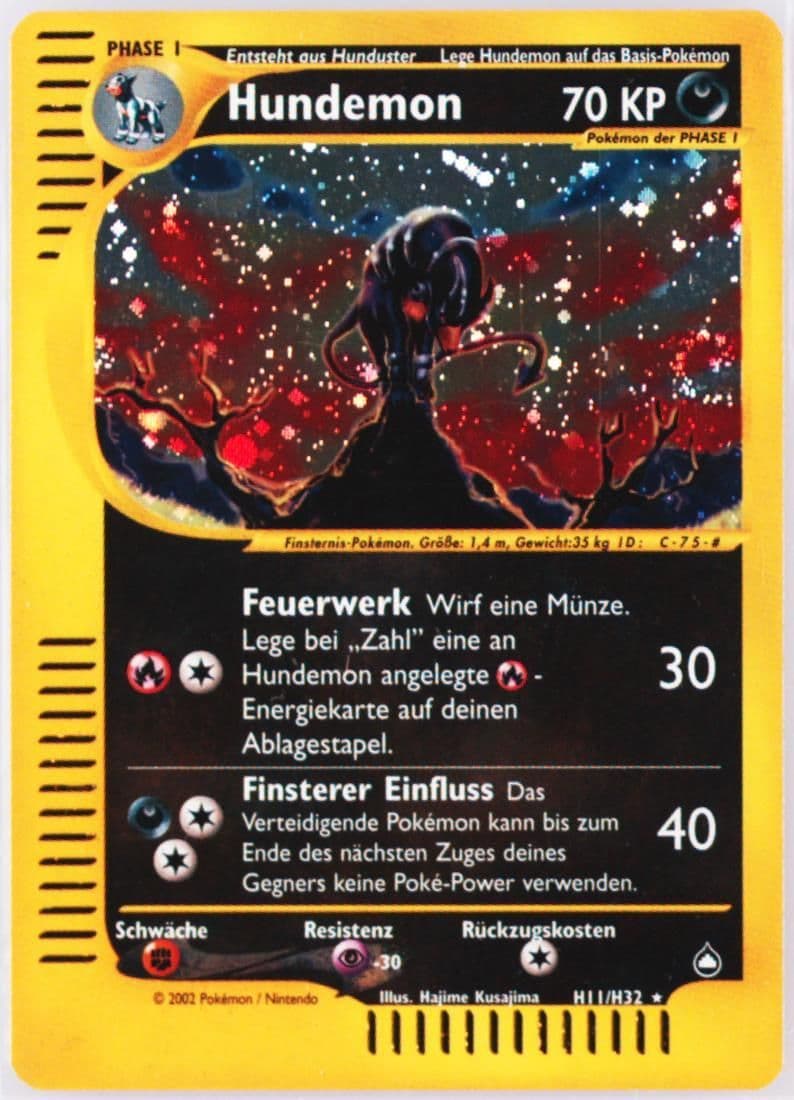 Hundemon-Holo German (H3) 2003 Pokemon Aquapolis
