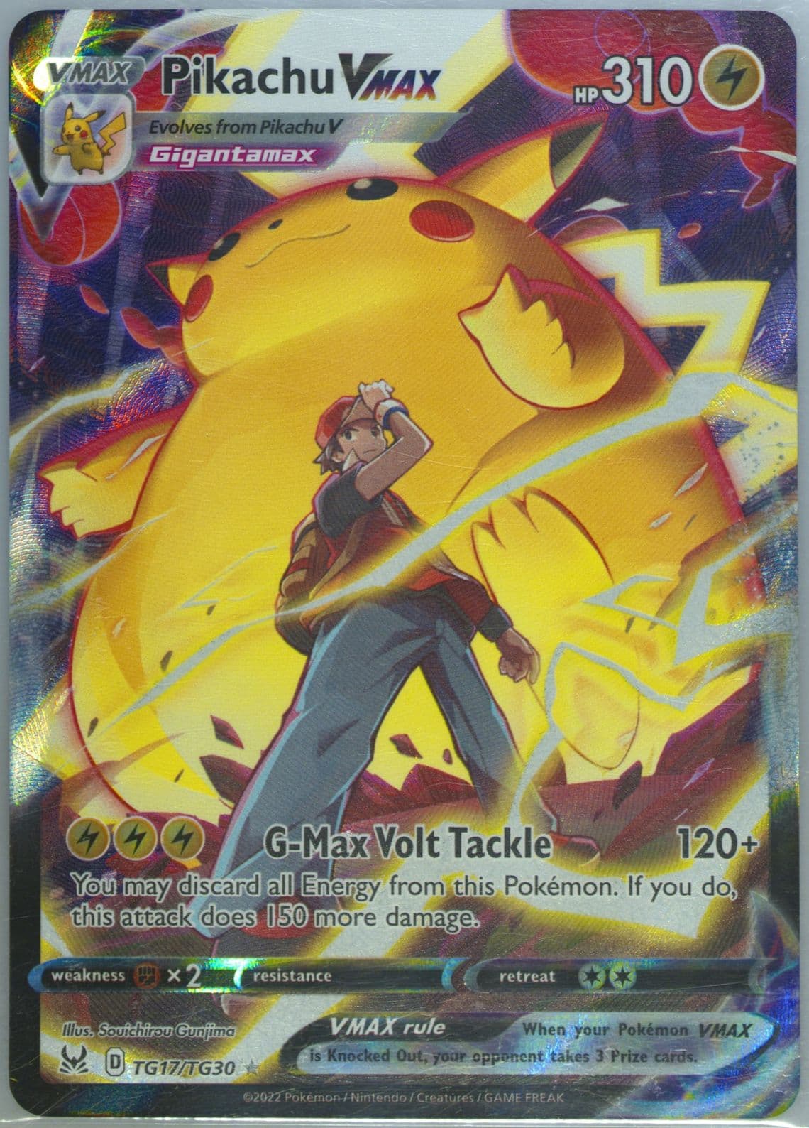 Full Art/Pikachu Vmax (TG17) 2022 Pokemon Sword & Shield Lost Origin