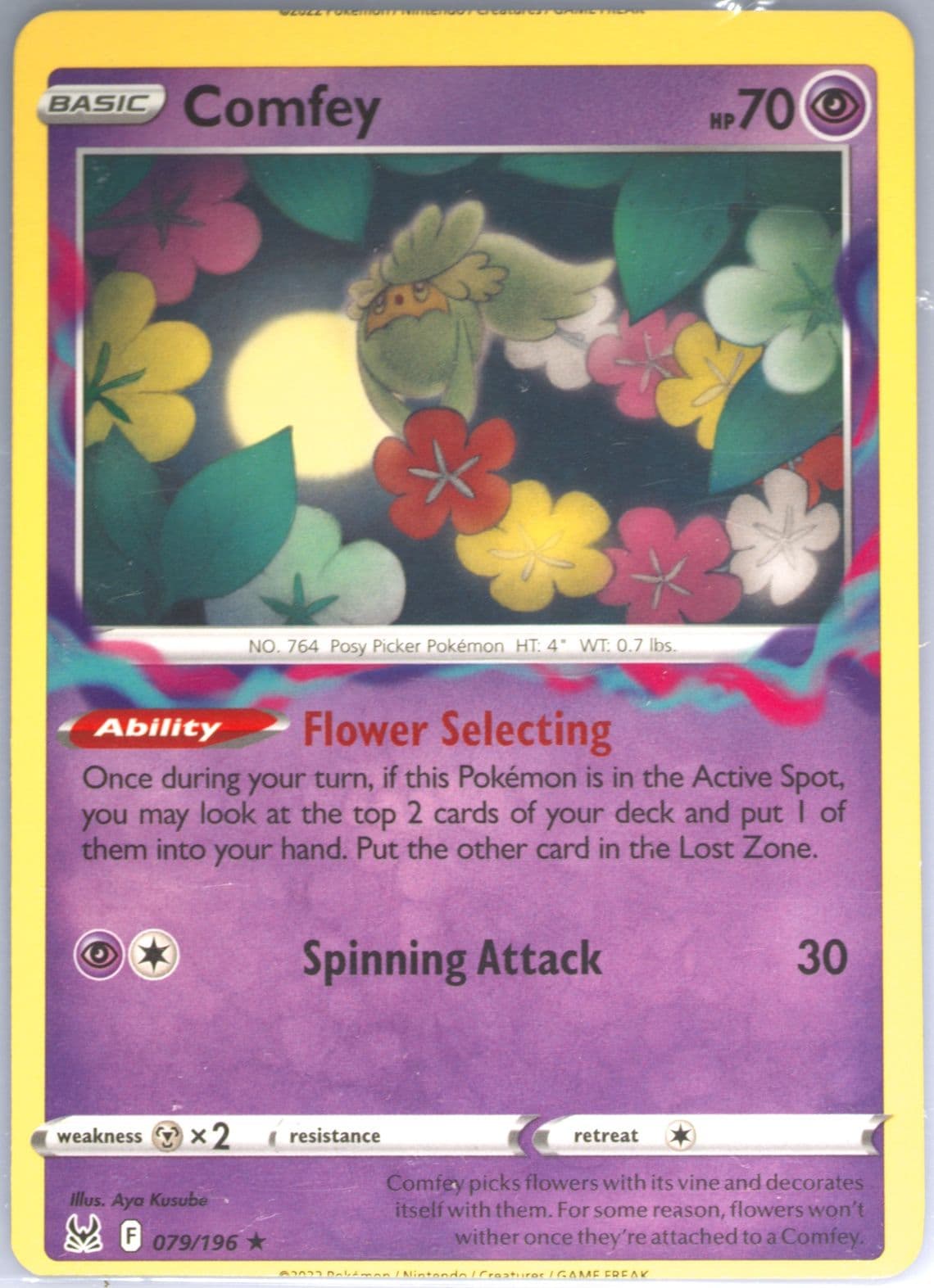 Comfey (079) 2022 Pokemon Sword & Shield Lost Origin