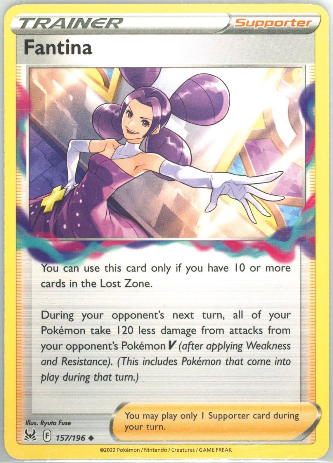 Fantina (157) 2022 Pokemon Sword & Shield Lost Origin