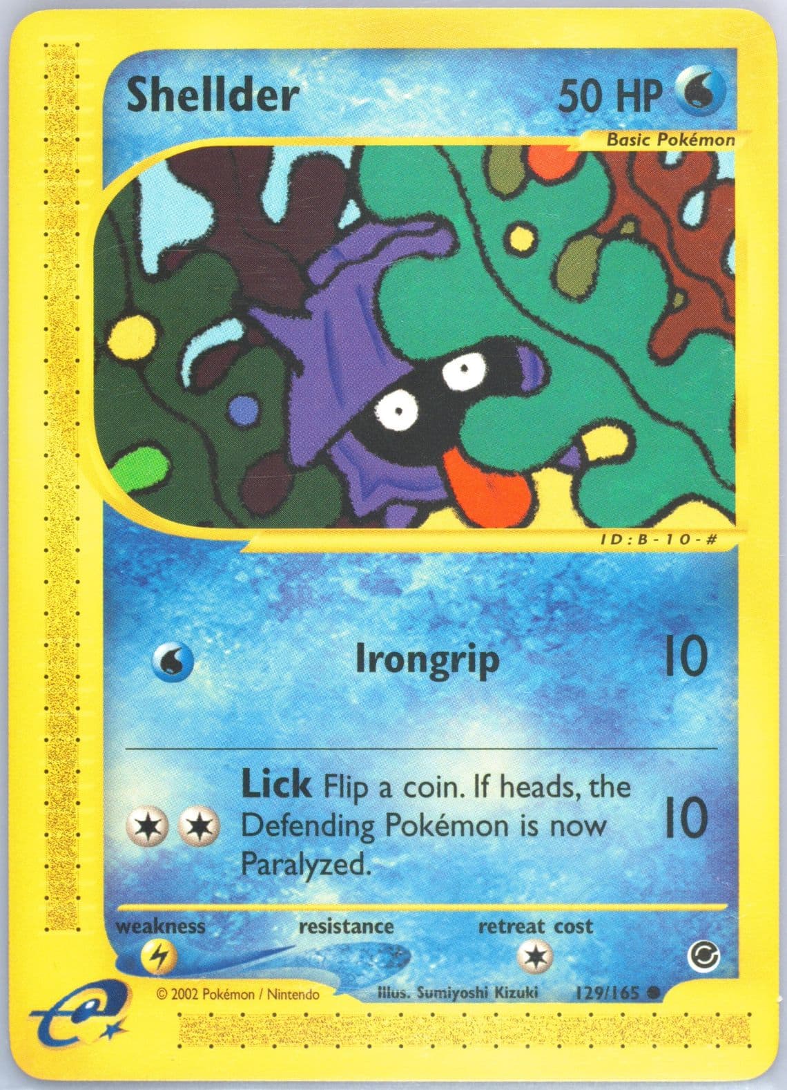 Shellder (129) 2002 Pokemon Expedition