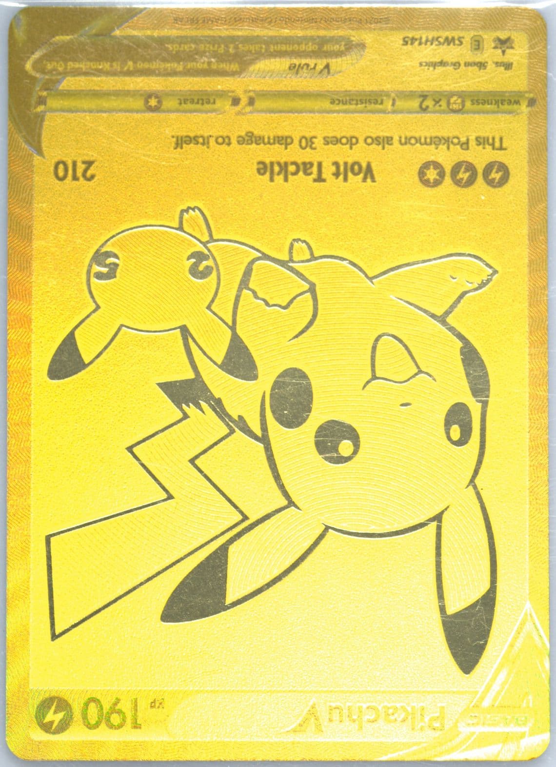 Full Art/Pikachu V Celebrations Ultra-Premium Collection-German (145) 2021 Pokemon Swsh Black Star Promo