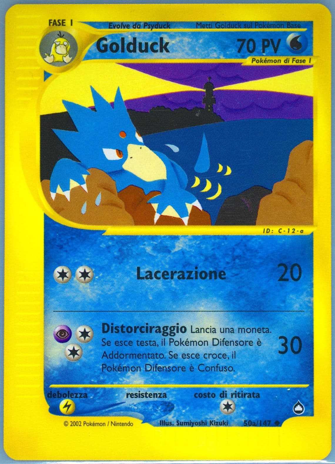 Golduck Italian (50a) 2003 Pokemon Aquapolis