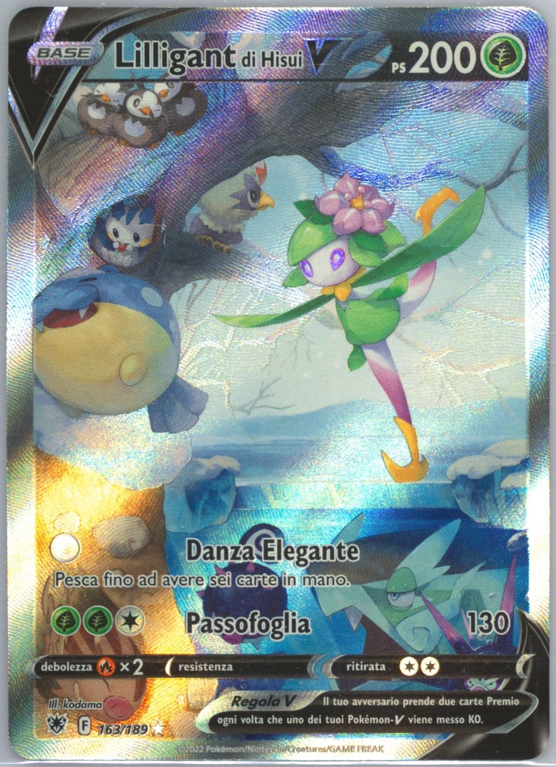 Full Art/Lilligant DI Hisui Italian (163) 2022 Pokemon Sword & Shield Astral Radiance