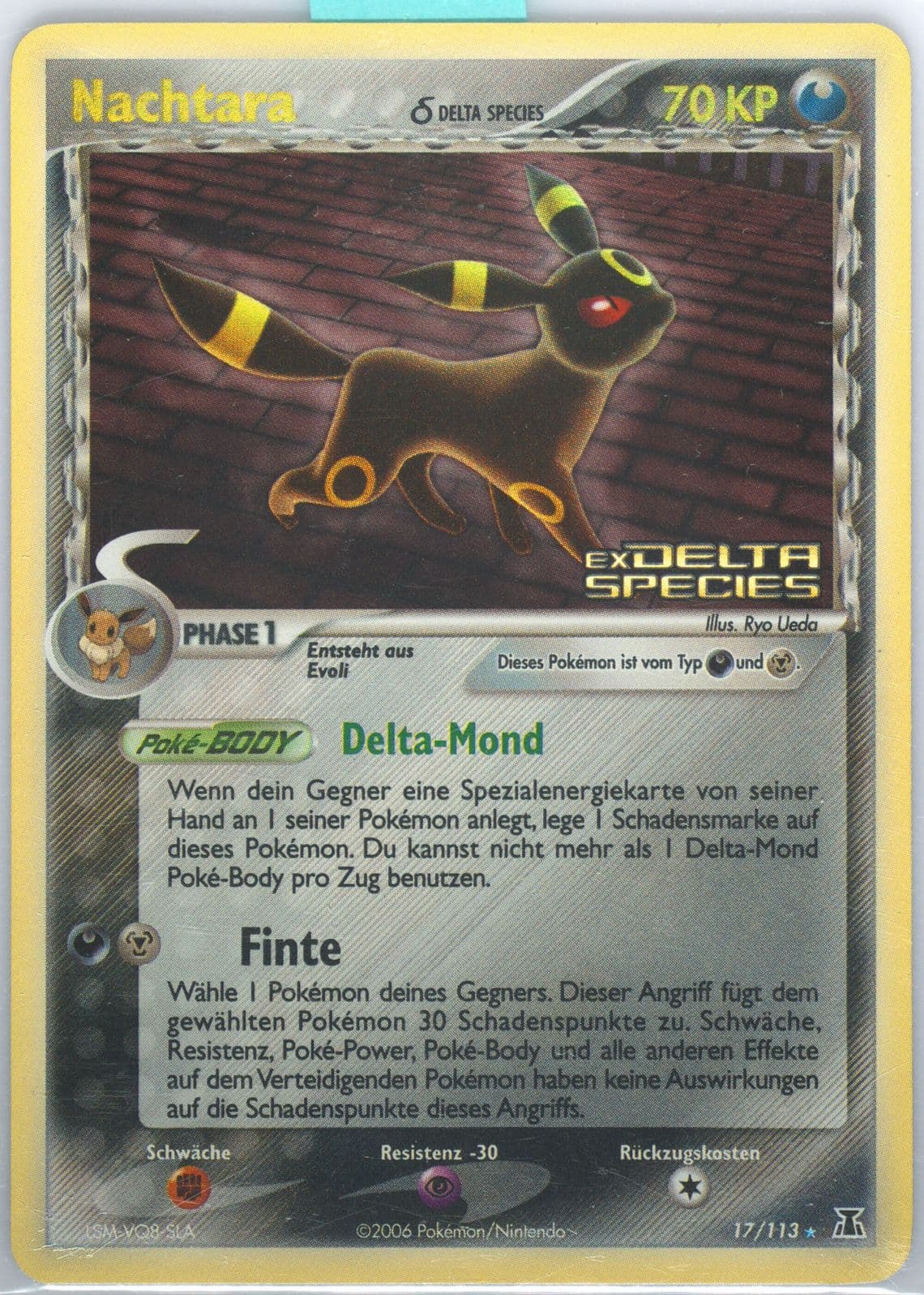 Nachtara-Reverse Foil German (17) 2005 Pokemon EX Delta Species