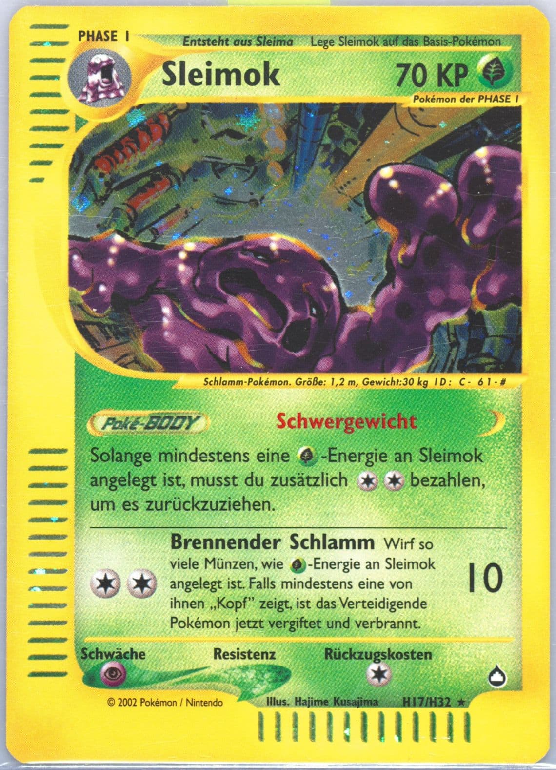 Sleimok-Holo German (H17) 2003 Pokemon Aquapolis