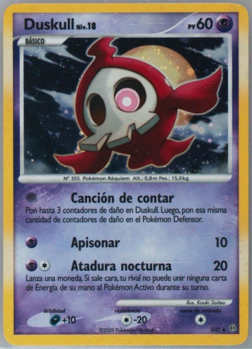 Duskull-Holo Spanish (SH2) 2008 Pokemon Diamond & Pearl Stormfront