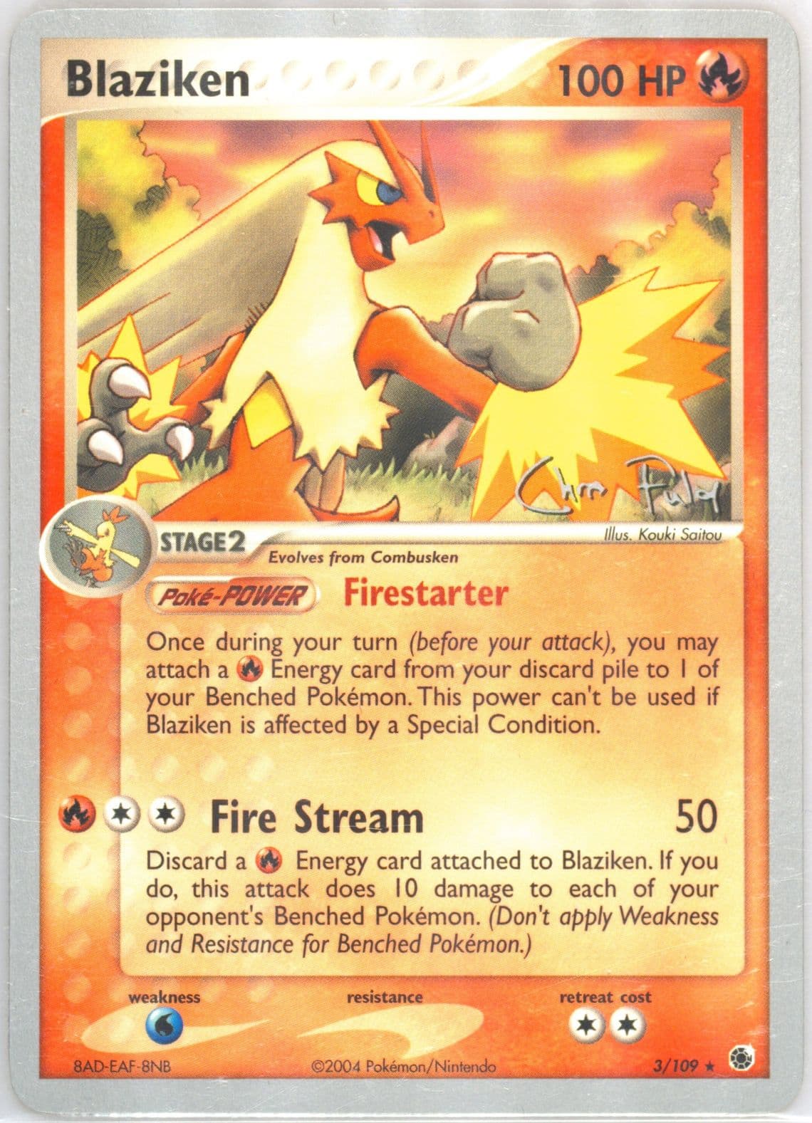 Blaziken Blaziken Tech (3) 2004 Pokemon World Championships Promo