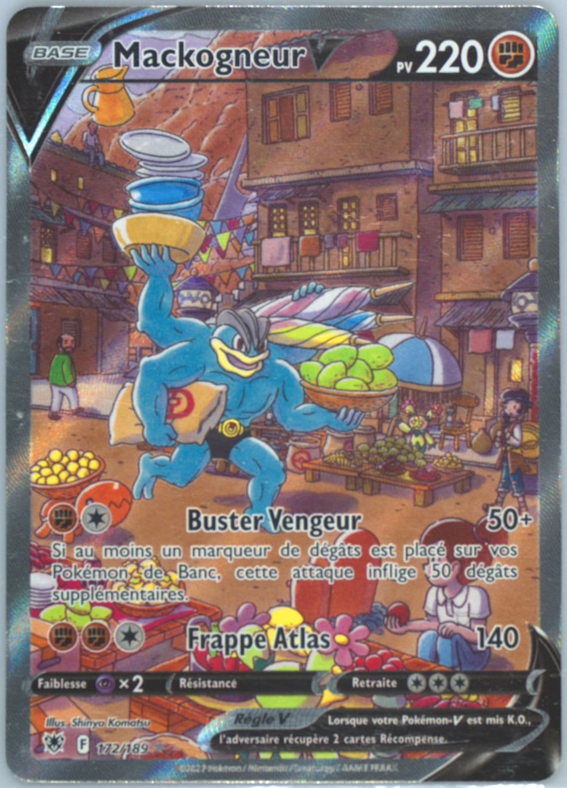 Full Art/Mackogneur V French (172) 2022 Pokemon Sword & Shield Astral Radiance
