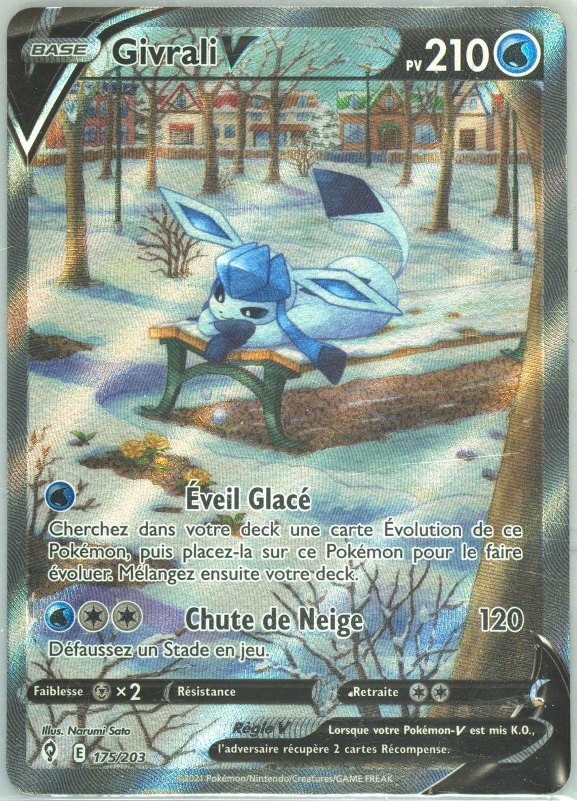 Full Art/Givrali V French (175) 2021 Pokemon Sword & Shield Evolving Skies