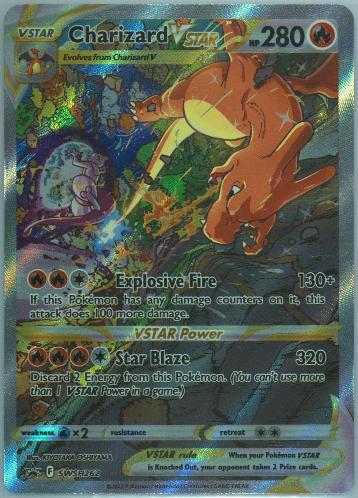 Full Art/Charizard Vstar Sword & Shield Ultra-Premium Collection-Charizard (262) 2022 Pokemon Swsh Black Star Promo