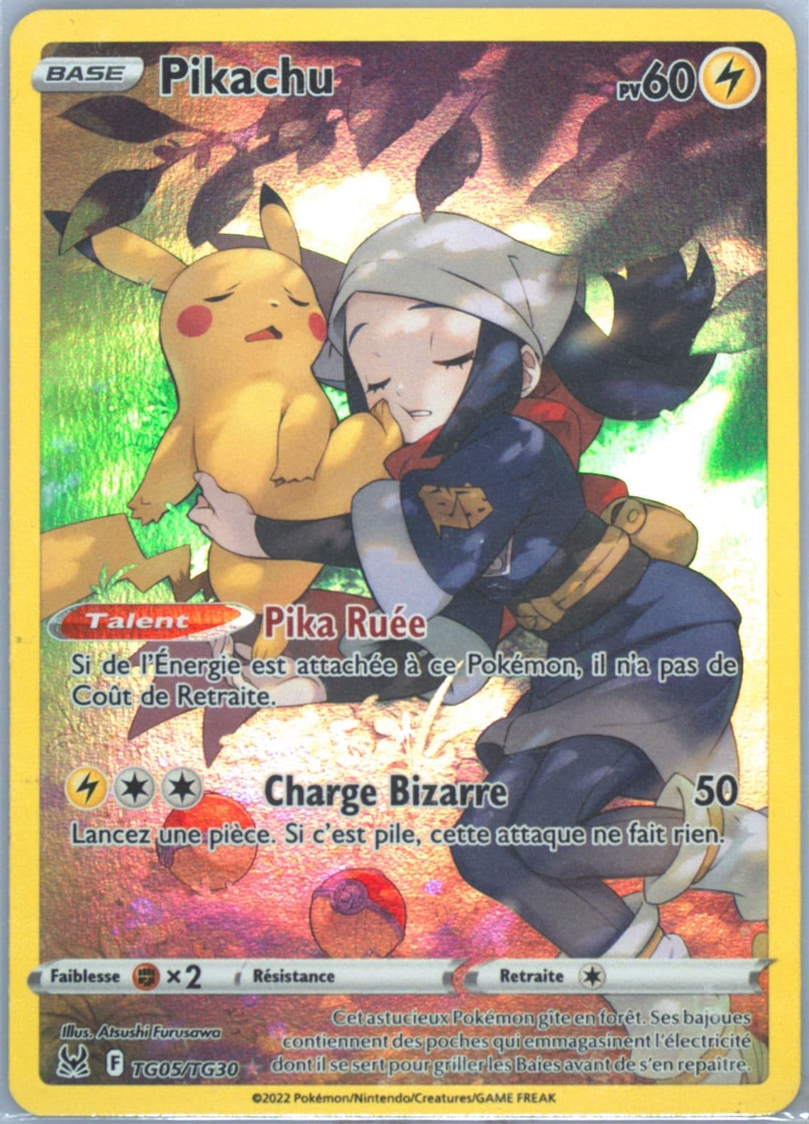 Full Art/Pikachu French (TG05) 2022 Pokemon Sword & Shield Lost Origin