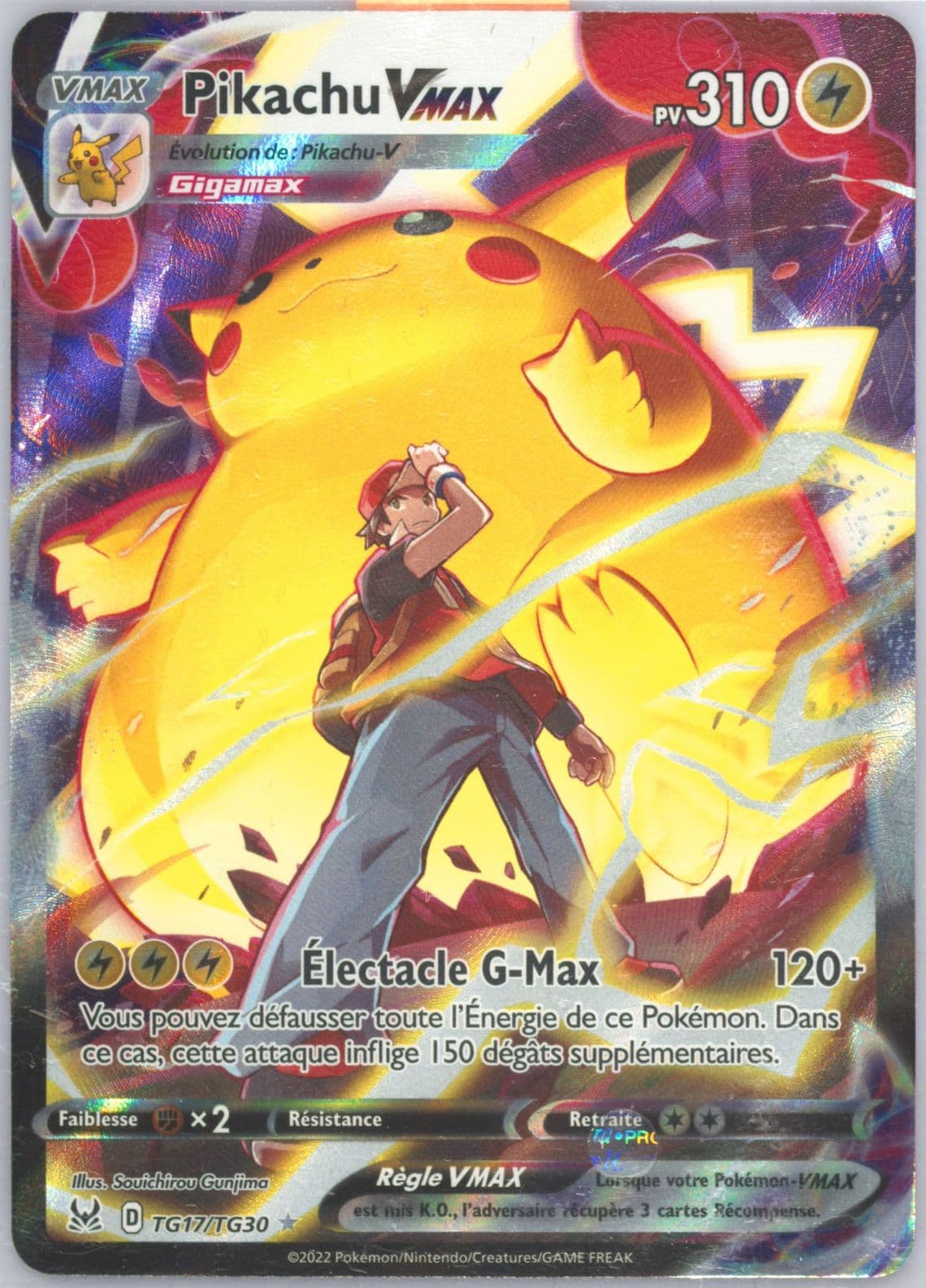 Full Art/Pikachu Vmax French (TG17) 2022 Pokemon Sword & Shield Lost Origin