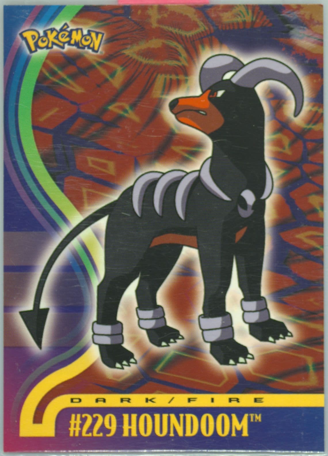 Houndoom (229) 2001 Topps Pokemon Johto League Champions