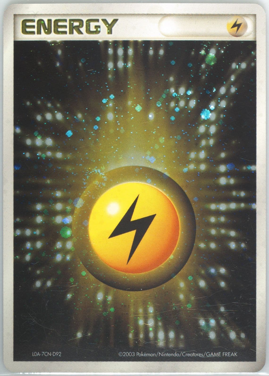 Lightning Energy-Holo 2003 Pokemon Japanese Magma VS Aqua