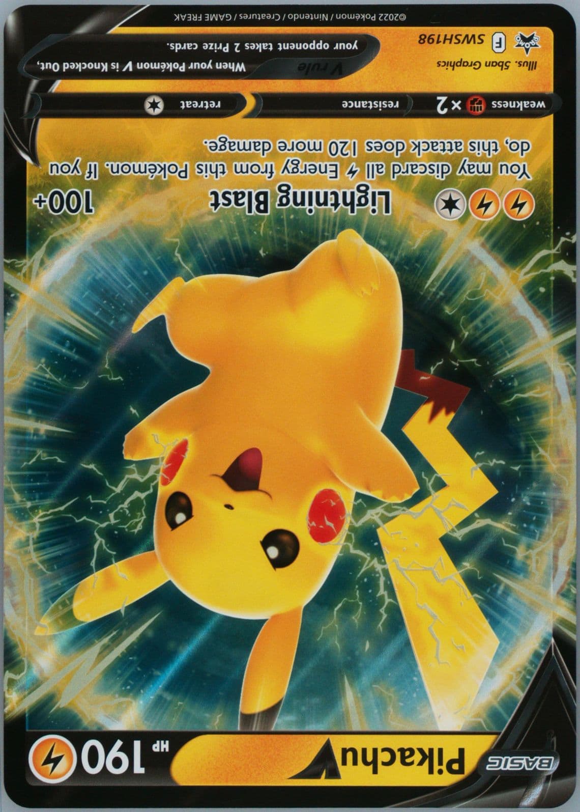 Pikachu V Pikachu V Box-Jumbo (198) 2022 Pokemon Swsh Black Star Promo