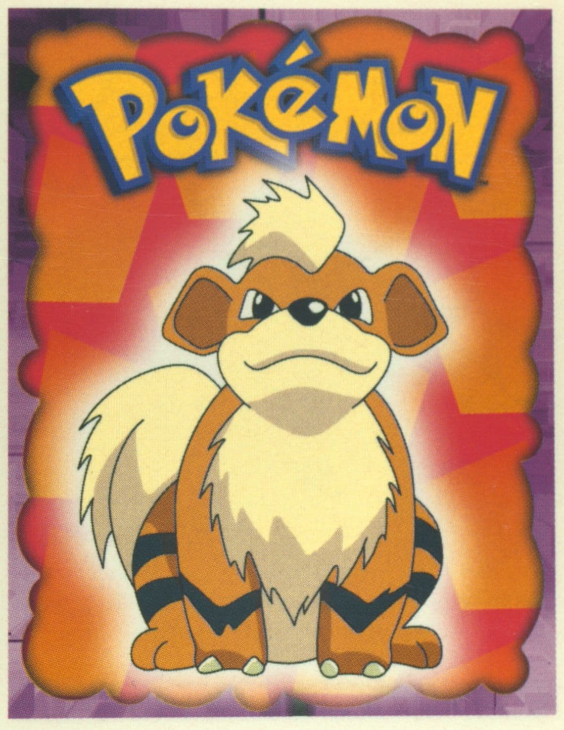 Growlithe (58) 1999 Merlin Pokemon