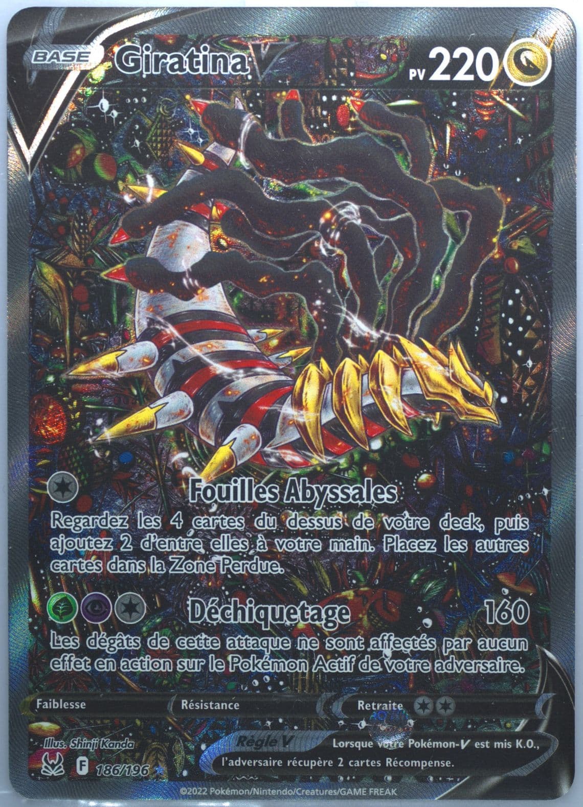 Full Art/Giratina V French (186) 2022 Pokemon Sword & Shield Lost Origin