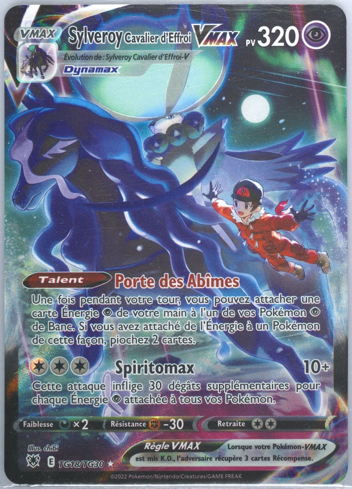 Full Art/Sylveroy Cavalier D'Effroi Vmax French (TG18) 2022 Pokemon Sword & Shield Astral Radiance