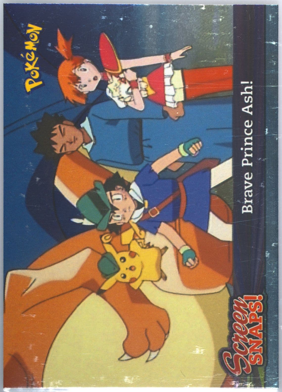 Brave Prince Ash! Foil (03) 2001 Topps Pokemon Johto League Champions Episode Cards