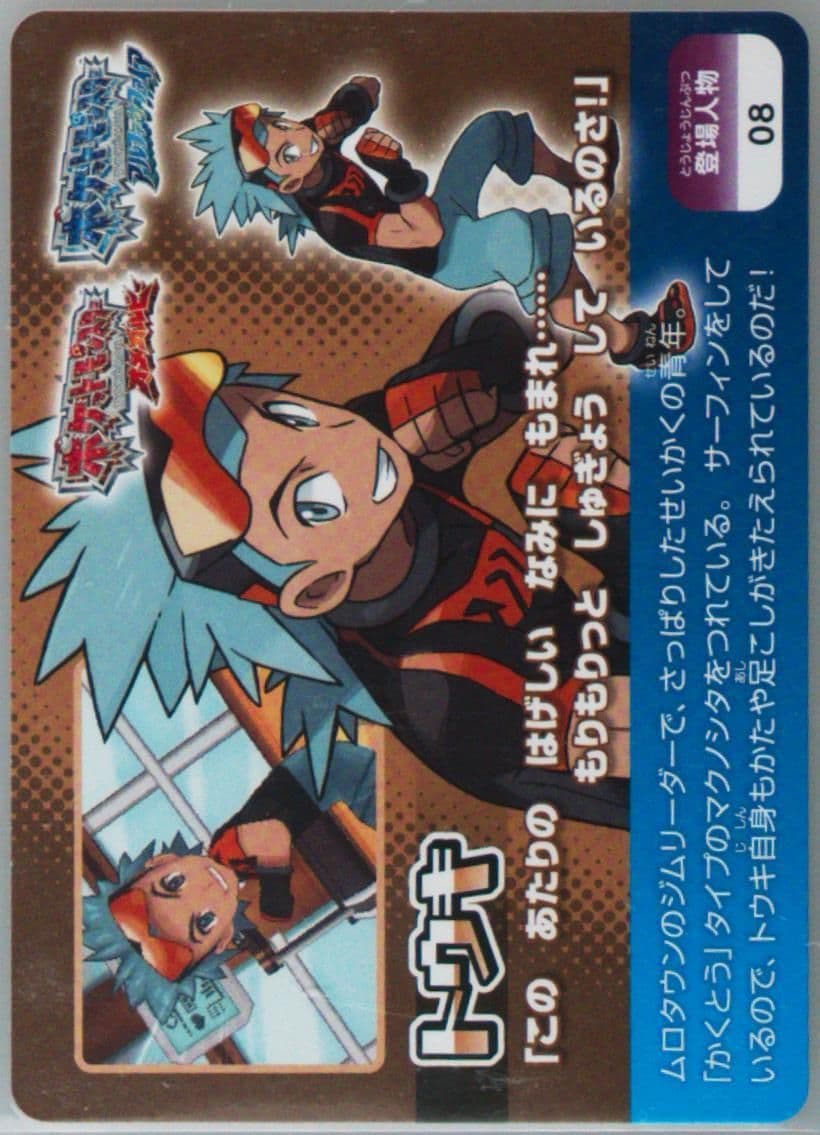 Brawly Characters (08) 2014 Pokemon Scrap