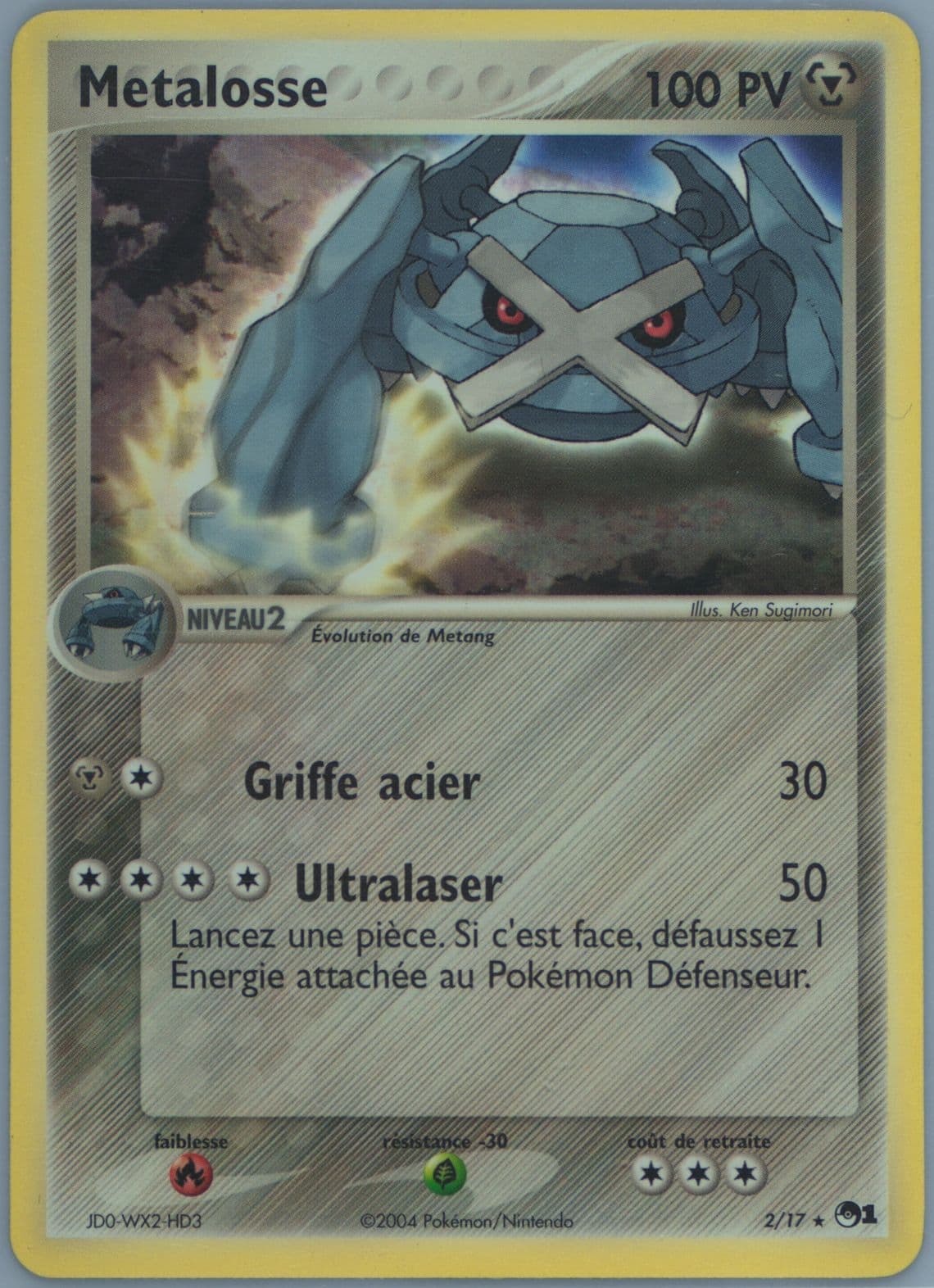 Metalosse French (2) 2004 Pokemon Pop Series 1