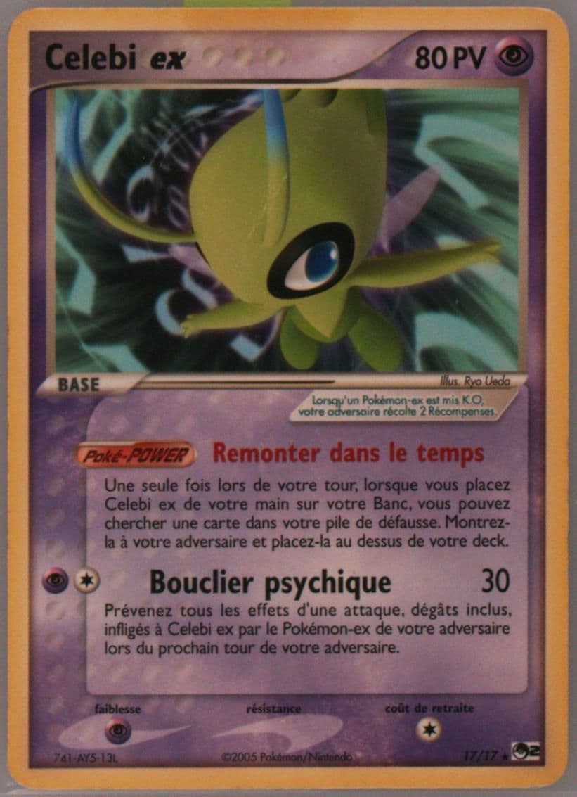Celebi EX French (17) 2005 Pokemon Pop Series 2
