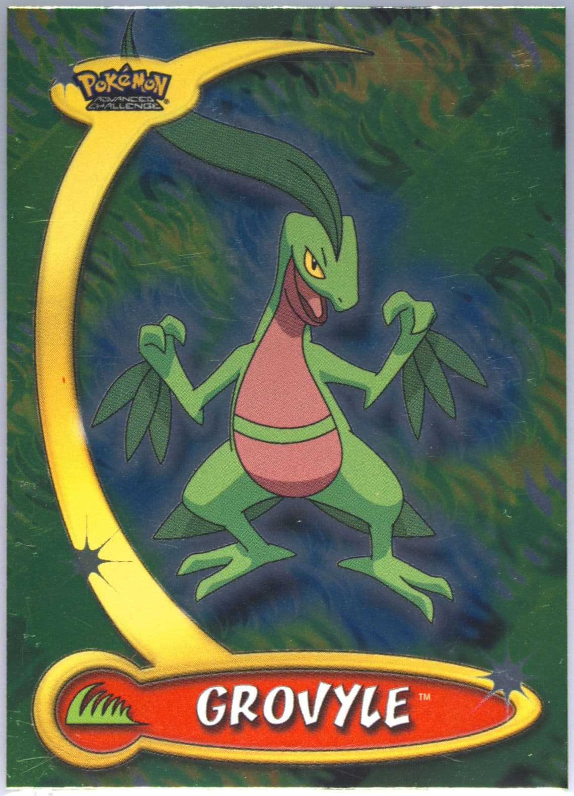 Grovyle Foil (34) 2004 Topps Pokemon Advanced Challenge