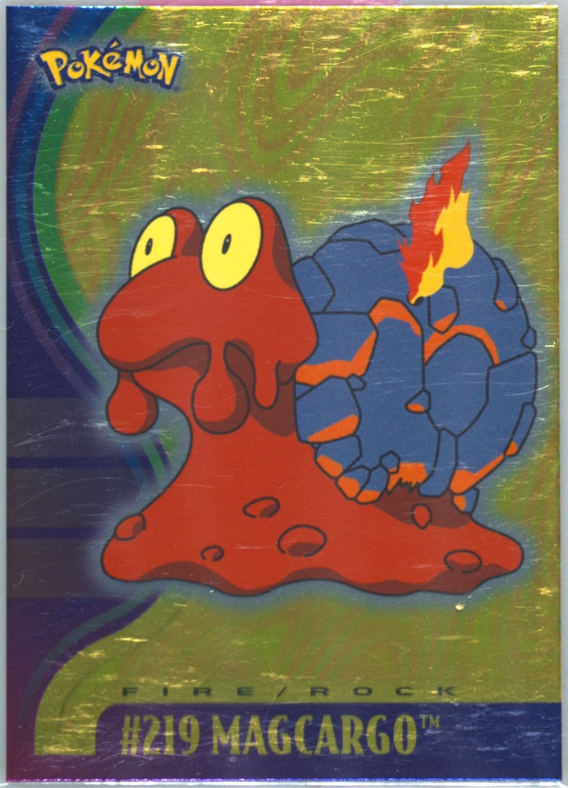 Magcargo (219) 2001 Topps Pokemon Johto League Champions