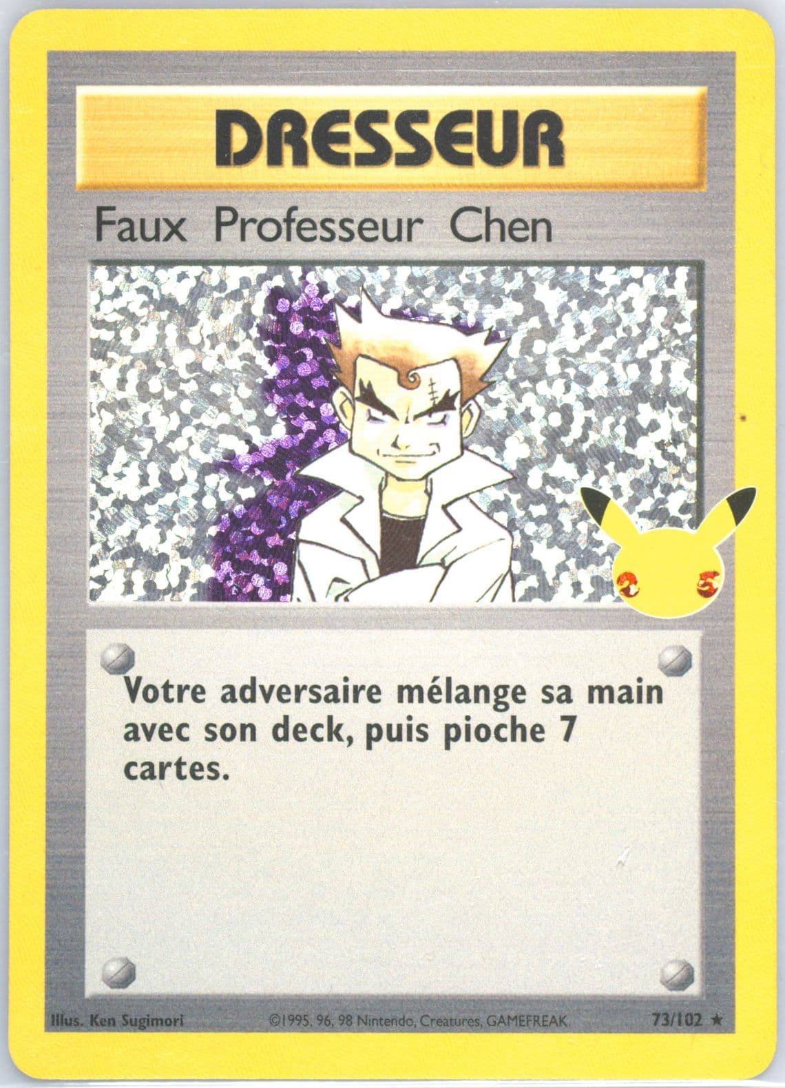Faux Professeur Chen-Holo French (73) 2021 Pokemon Celebrations Classic Collection