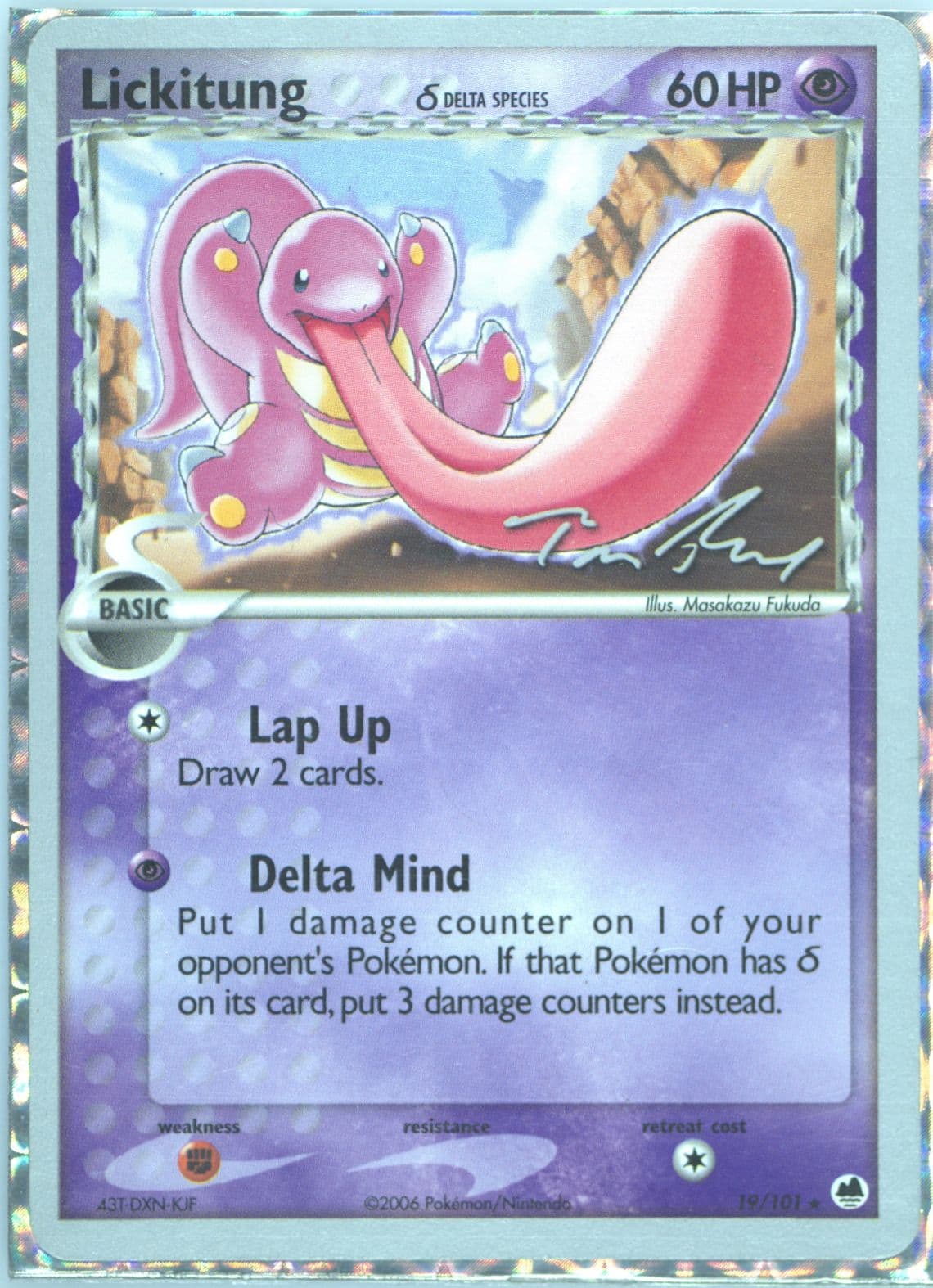 Lickitung Legendary Ascent (19) 2007 Pokemon World Championships Promo