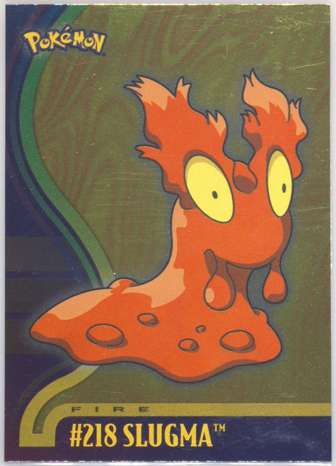 Slugma Foil (218) 2001 Topps Pokemon Johto League Champions