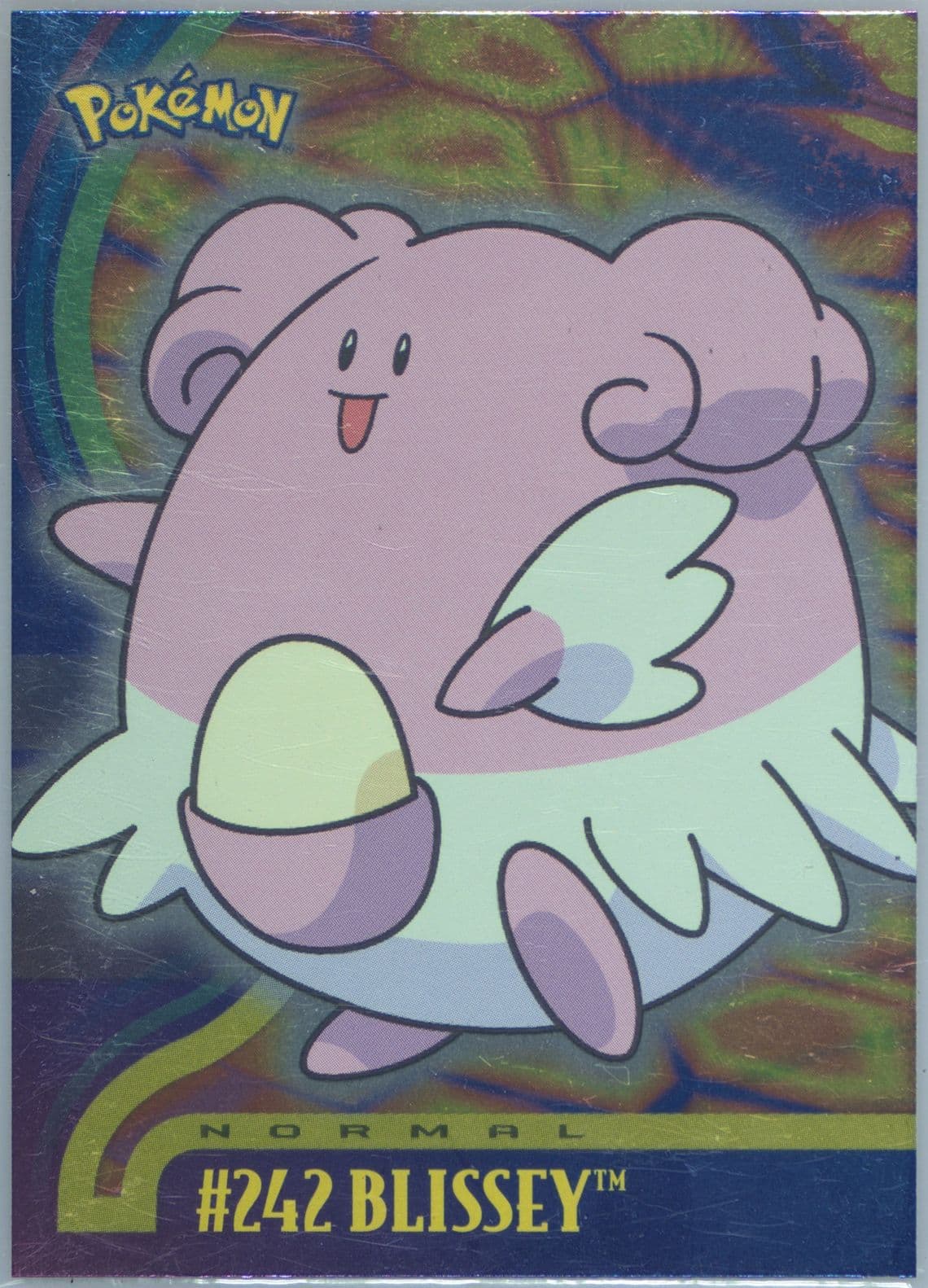 Blissey Foil (242) 2001 Topps Pokemon Johto Series 1