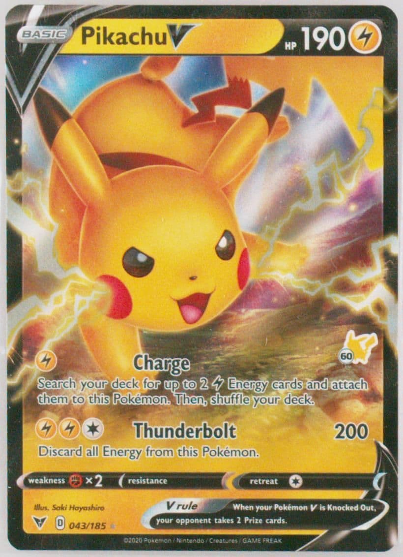 Pikachu V (60) 2022 Pokemon Battle Academy