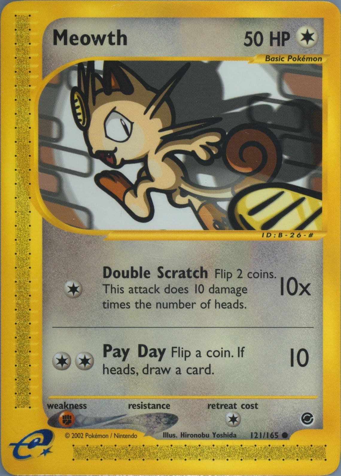 Meowth (121) 2002 Pokemon Expedition